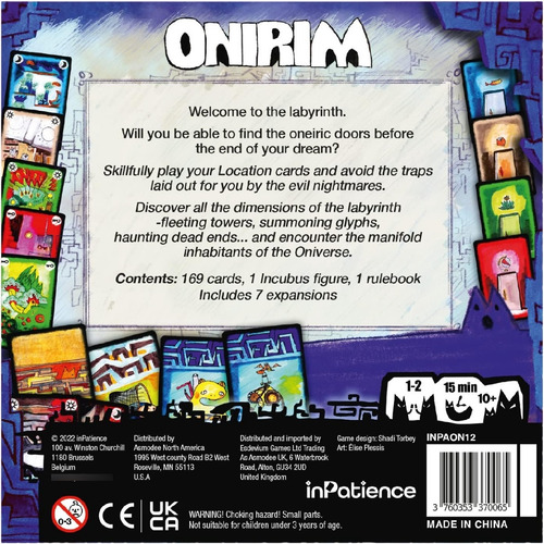 Onirim Second Edition (inglés) Juego De Mesa
