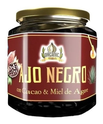 Ajo Negro En Dientes Con Cacao Y Miel De Agave 160 Grs.