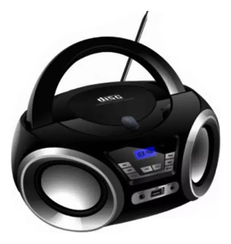 Rádio Micro System Portátil Mega Star Toca Cd Bluetoo Bombox
