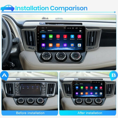 Radio De Coche Android 10pulgada Para Toyota Rav4 2012-2018
