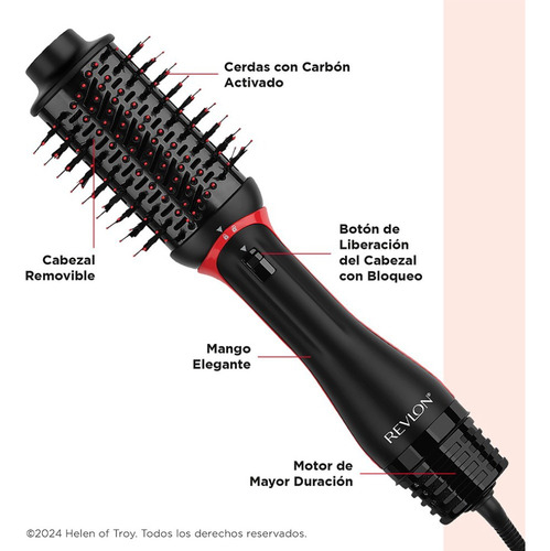 Cepillo Onestep Secador Plus 1200w 5 En 1 Revlon