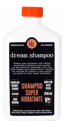 Lola Cosmetics Dream Shampoo Super Hidratante 250ml