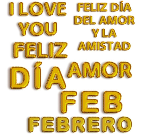 22 Imágenes Fondo Transparente Png 14 De Feb Globos Dorados