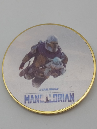 Monedas Conmemorativas The Mandalorian Ver 1 (Usado)