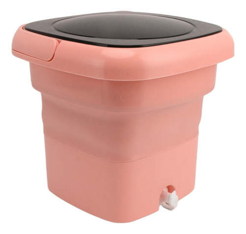 Mini Lavadora Portatil En Cubeta Plegable Con Centrifugado