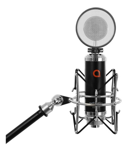 Microfono Condenser Artesia Amc20 + Accesorios
