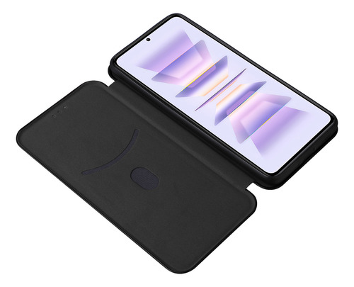 Funda Con Tapa De Fibra De Carbono Para Samsung Galaxy Serie A2x, A Prueba De Golpes, Pc Híbrida, Cierre Magnético, 5 Colores, Tpu