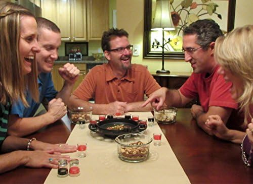 Juego De Ruleta De Vaso De Chupito Evelots, Estilo Casino, 1