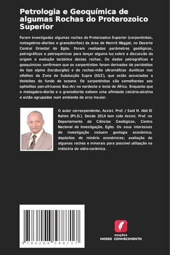 Petrologia E Geoquimica De Algumas Rochas Do Proterozoico Su