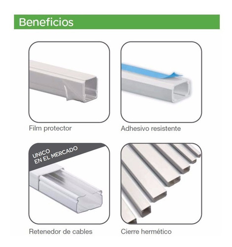 Cable Canal Plastico 100x45 Schneider 2 Metros Ret Cable