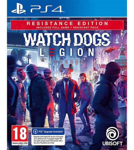 Watch Dogs: Legion Resistance Edition Ubisoft Ps4 Físico