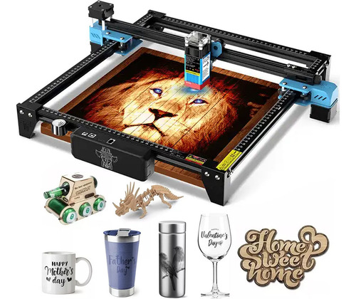 Impresora Grabadora Cnc Con Corte Láser 40w 30x30 Cm Wifi Tt