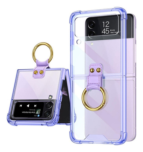 Funda Para Samsung Galaxy Flip Z4 De Teléfono Finger Ring