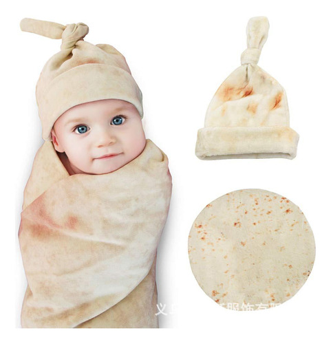 Manta Para Burritos Con Forma De Tortilla, Manta Infantil [u