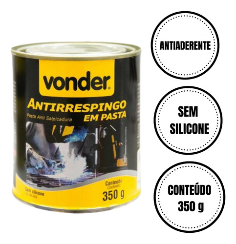 Antirrespingo Em Pasta Para Solda, Sem Silicone, 320g Vonder