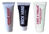 Comprar 3 Lubricantes Anal Eaze + Rock Hard + Like A Virgin 10 Ml
