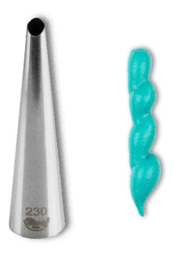 Bicos Para Confeitar - Perlê - Aço Inox - Nº230 - 1 Unidade