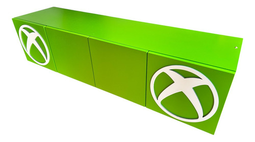 Estante Xbox Series S Y X Neón Verde Instalación Fácil Verde Lima