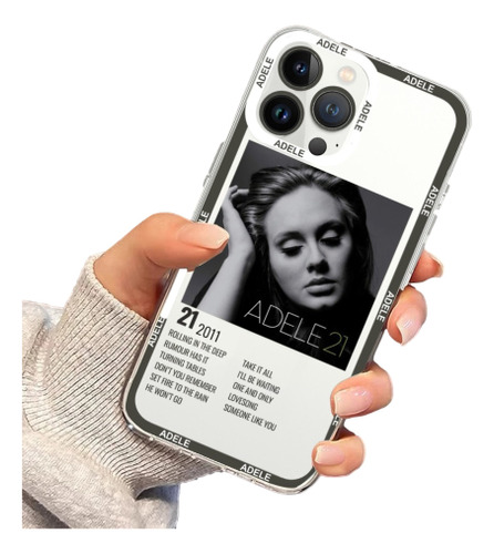Funda De Teléfono Singer Adele Para iPhone 11, 12, Mini, 13,