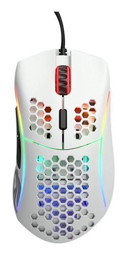 Imagen 1 de 3 de Mouse de juego Glorious  Model D matte white