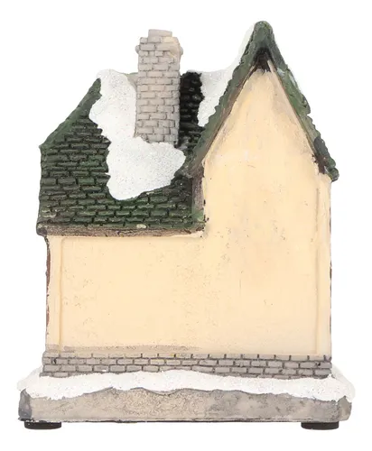 Christmas Village House Vintage Exquisito Paisajismo Led