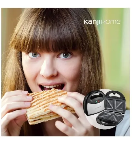 Sandwichera Waflera Grill Panini Kanji 3 En 1 Antiadherente
