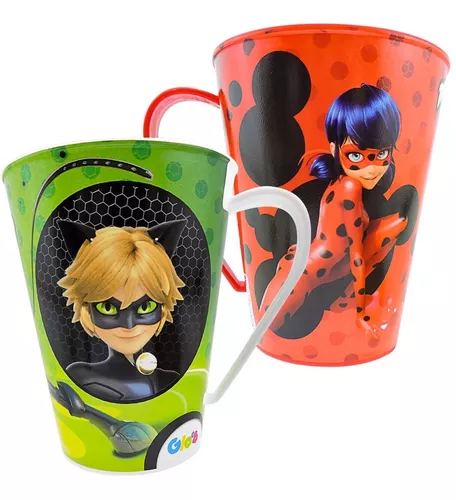 Caneca LadyBug Miraculous.