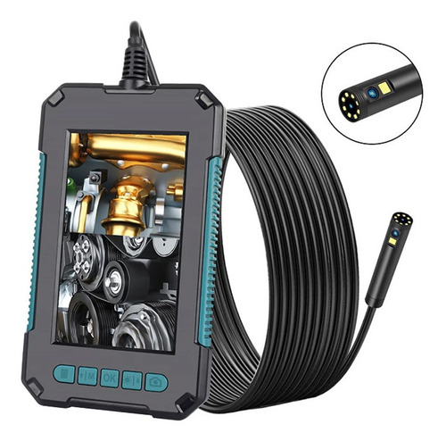 Camera Endoscopica P40 Hd 4.3 Ip68 Dual Lens 5,5m, 5mt Rig.