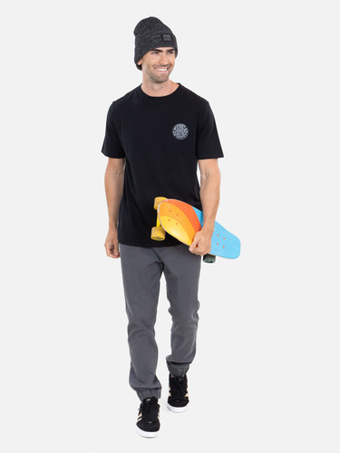 Polera Mc Wetsuits Rc Negro Hombre Rip Curl