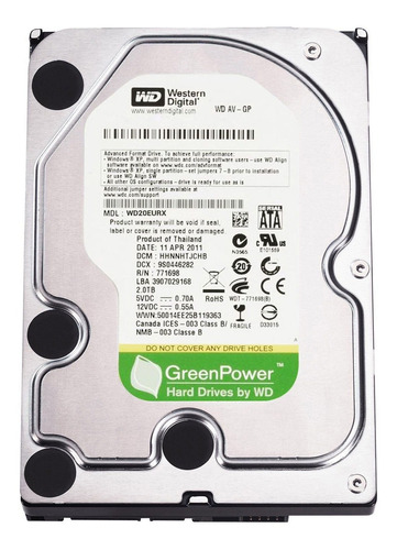 Disco Duro Sata 2tb 3.5 Para Pc O Dvr Las Mejores Marcas