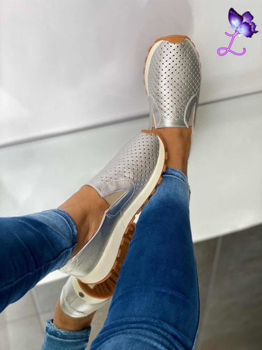 Mocasín Para Dama Calzado Casual Zapato Bajito Dama