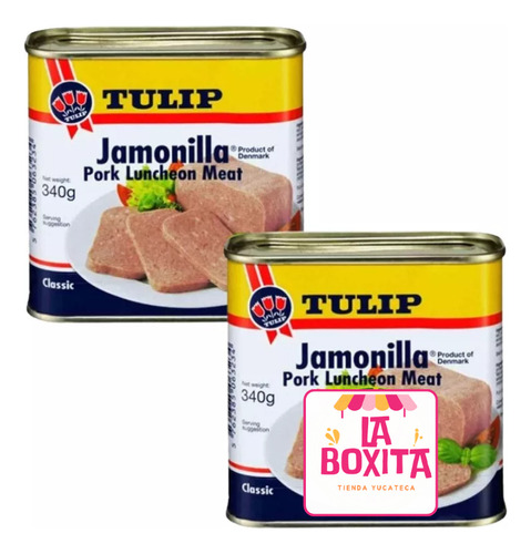 4 Latas Tulip Jamonilla Picadillo De Carne Clasica 340g C/u