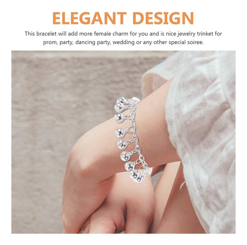 1 Pc Pulsera De Campana Pulseras Cascabeles Pulsera