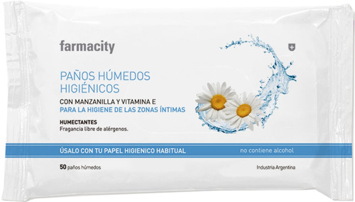 Toallas Húmedas Higienicas Farmacity Familiares X 50 Un