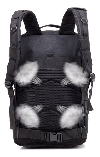 Mochila Lanterna Led Militar Assalt Tática Grande 50lt