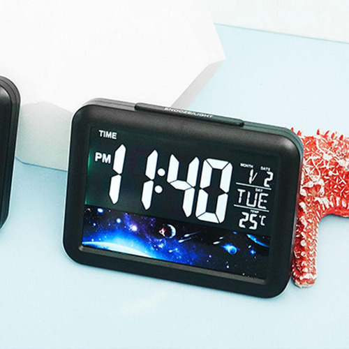 Reloj Despertador De Escritorio Con ,