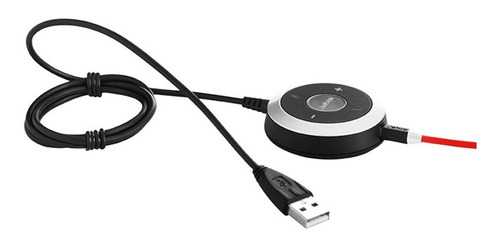 Jabra Evolve 40 Stereo Headset Fone Usb P2 Sem Ruído Luz Ocu