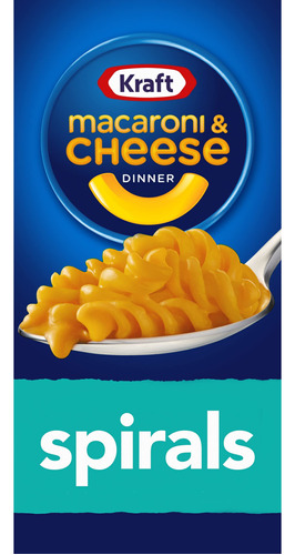 Kraft Spirals Original Macarrones &amp; Cheese Dinner (caja