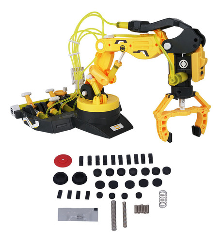Juguete De Brazo Mecánico Hidráulico Kit De Robot De Montaje