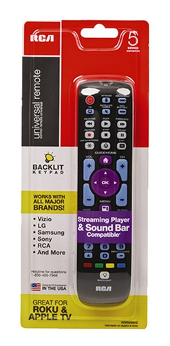 Imagen 4 de 10 de Rca Control Remoto Universal 5 Dispositivos Varias Marcas
