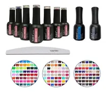 Comprar Kit Inicial X6u Insumos Esmaltes Semipermanentes Base Top