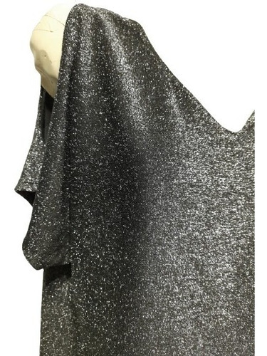 Imagen 7 de 9 de Blusa Remera Lurex Elastizada Talles Grandes Especiales