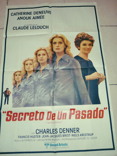 Secreto De Un Pasado!!poster Gigante De Cine!! (Usado)