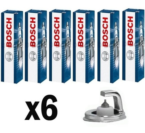 Jogo De Vela Bosch Platina Dupla Bmw X1 28i 3.0 24v 09/14