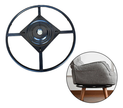 Sofá Reclinable Redondo De 60 Cm, Soporte De Base Para