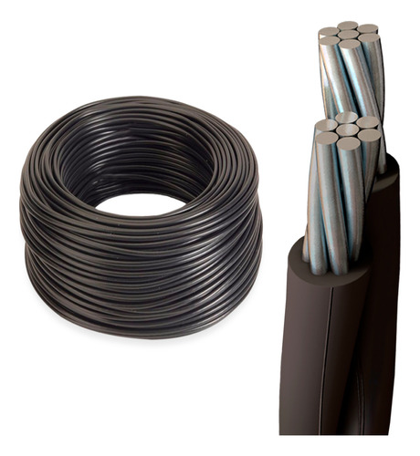 Cable De Aluminio Preensamblado 2x16mm Iram. X 100 Metro