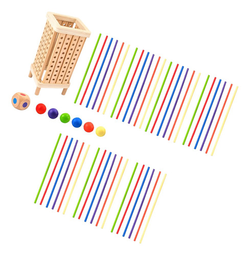 Juguete De Palo Para Niños, Juguete De Tablero De Cuadrado
