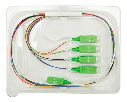Splitter Óptico Balanceado 1x8 Sc/apc Com Conector Intelbras