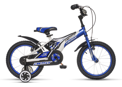 Bicicleta Best De Niño Jet Aro 16 Azul