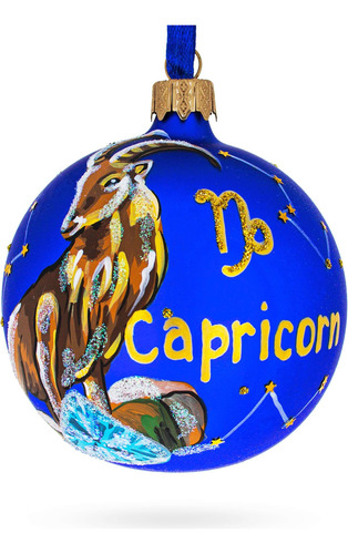 Capricornio Zodiaco Horóscopo Signo Bola De Vidrio Adorno De